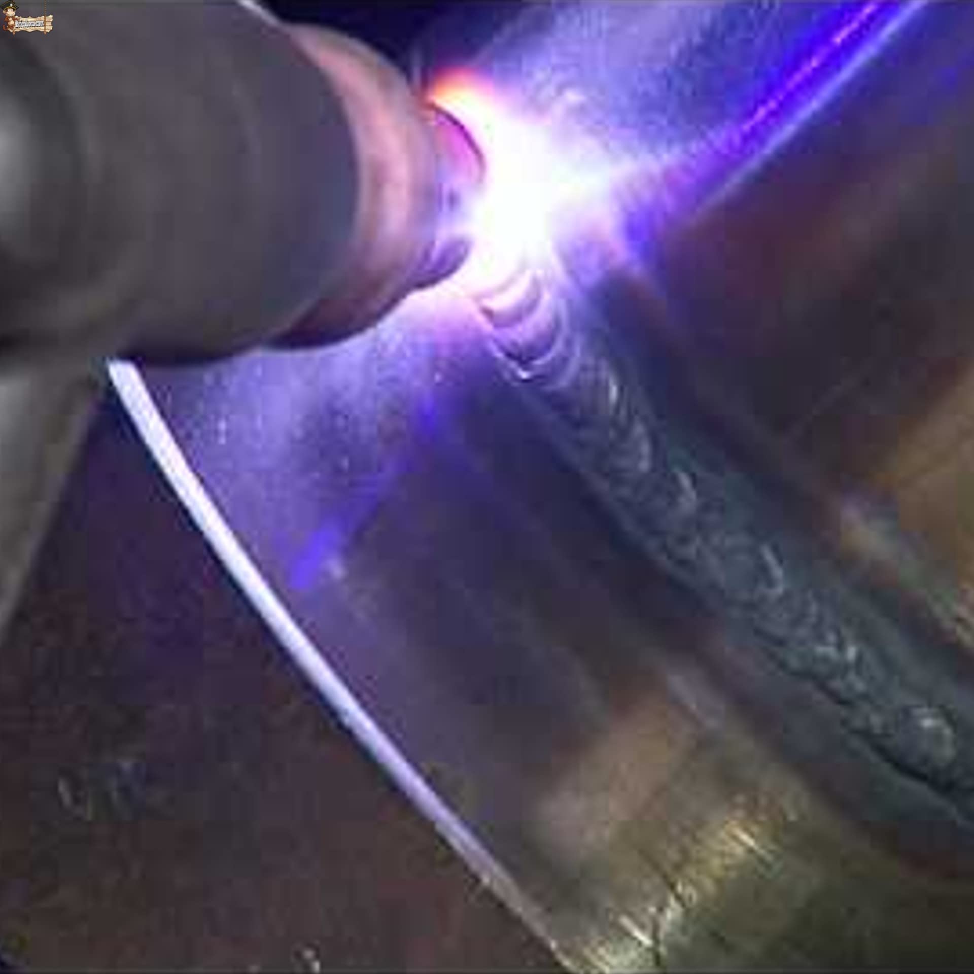 BricoLoco.com Guantes trabajo soldador. Soldadura profesional eléctrica hilo, electrodo. Largo 400 mm. Piel vacuno serraje. Refuerzo en palma. Forrados y cómodos. Talla 9. (6)