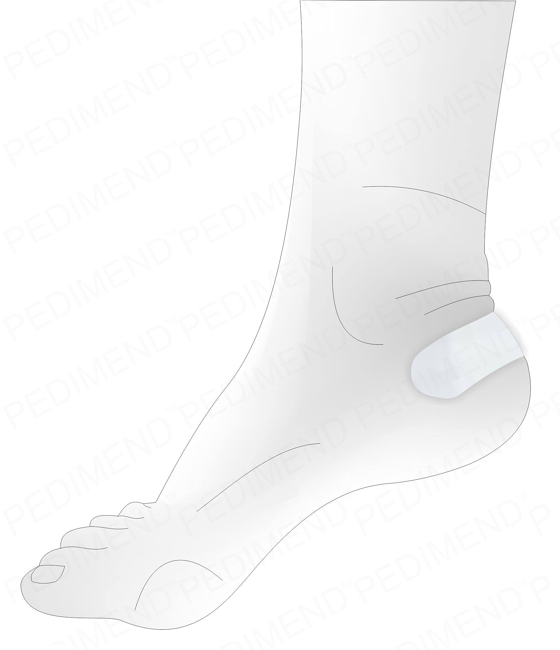Pedimend 20PCS del tallone autoadesiva, gel posteriore per prevenire il dolore al tallone | previene le vesciche irritazione della pelle scarpe lesioni | alleviare l' attrito fra i piedi e le scarpe