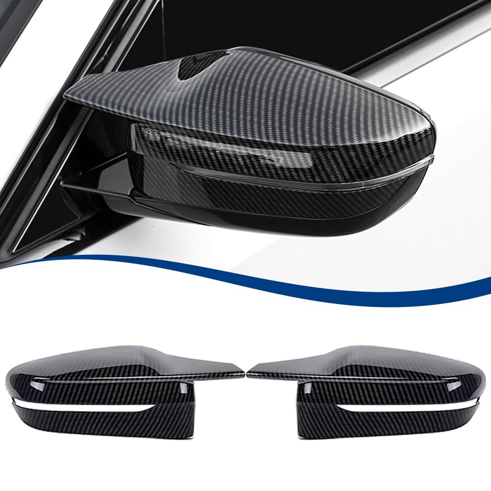 XPHAZZ Side Mirror Cover Compatible with G20 G21 G30 G31 G32 GT G11 G12 G14 G15 G16 (Carbon Fiber Pattern, G20 G30 G32 G11)