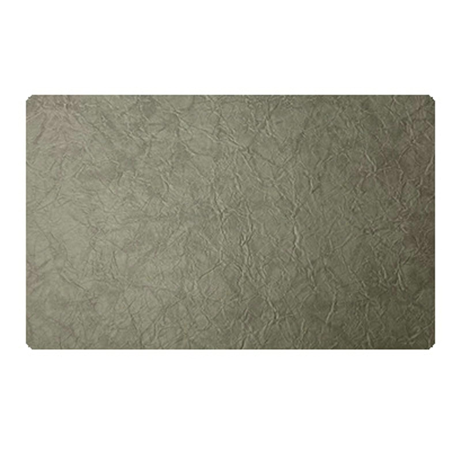Manteles individuales rectangulares, juego de 8 manteles individuales americanos lavables de color liso textura de piel de vaca manteles individuales de piel antideslizante resistente al calor