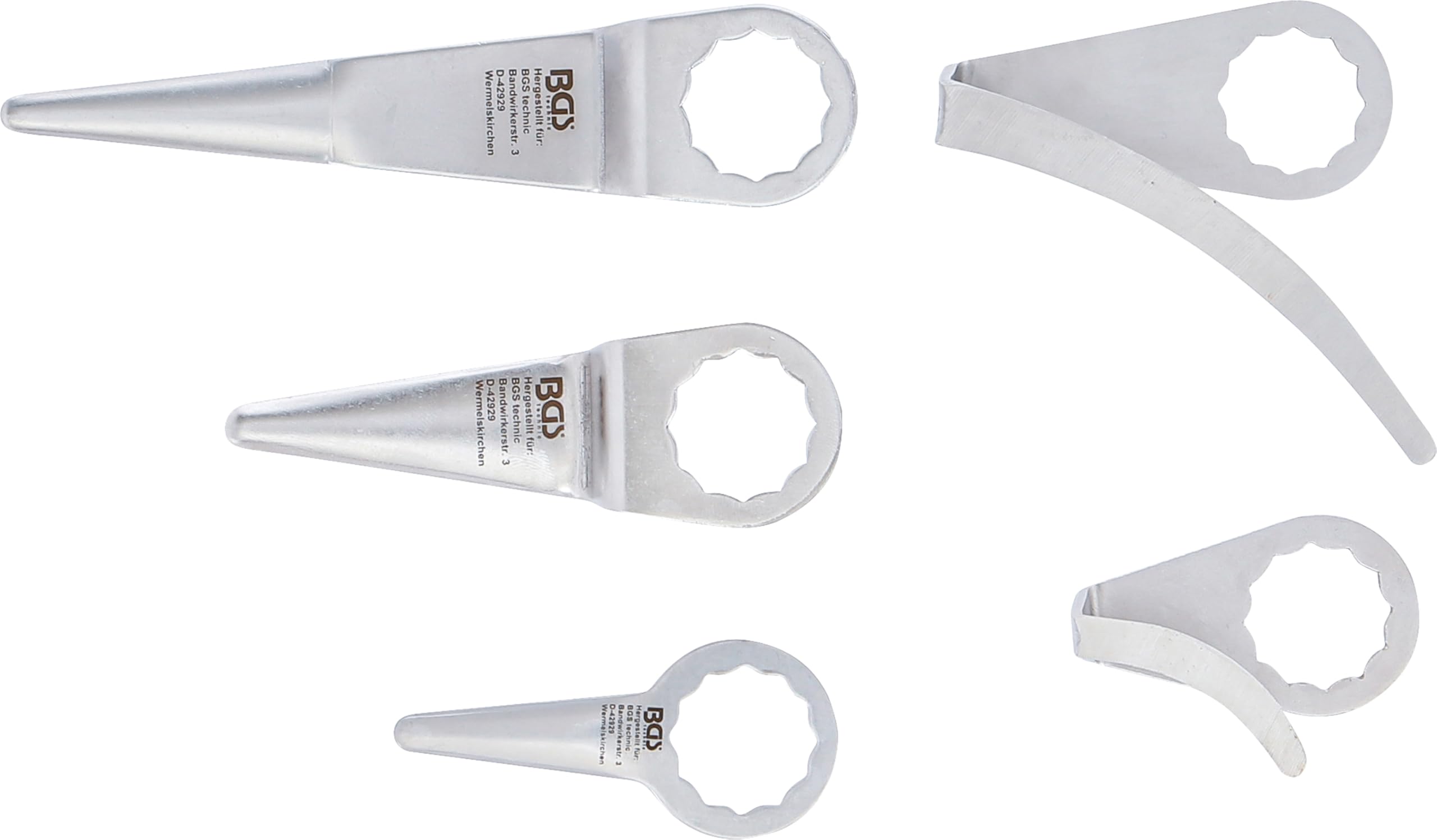 BGS 3338 | Juego de cuchillas para sacalunas neumático | para BGS 3218, 9291 | 5 piezas