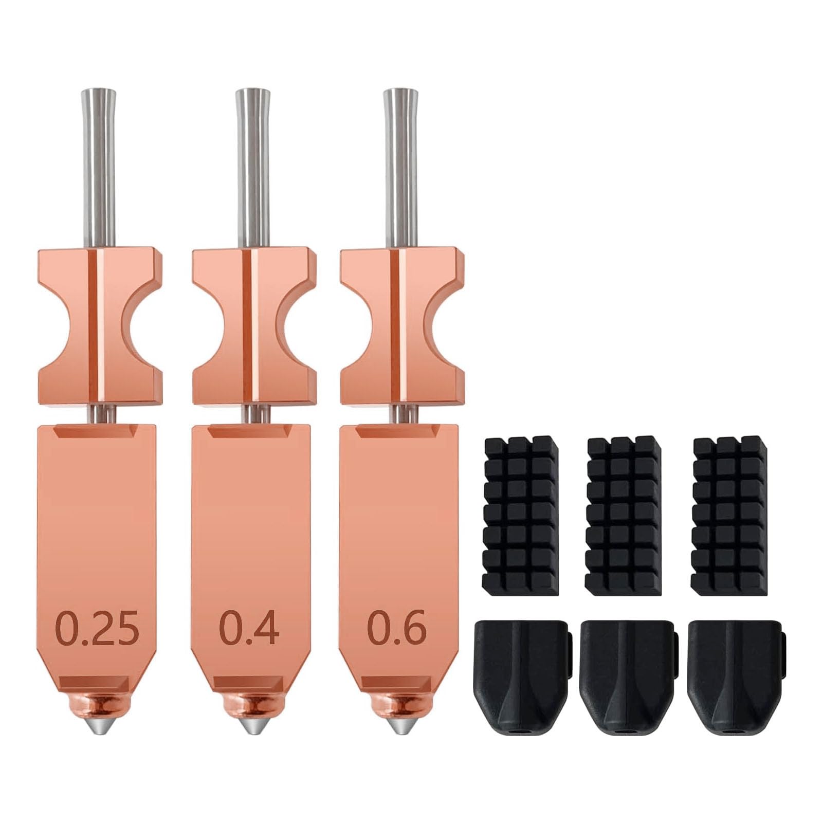 Kit de boquilla Hotend para impresora 3D para AD5X, 0,25 0,4 0,6 mm