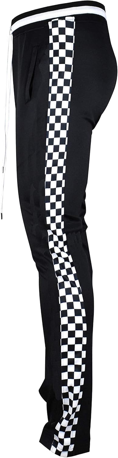 SCREENSHOT-Track Pants S41700 Mens Premium Slim Athletic Fitness Lifestyle Workout Bottoms - Classic Fit - Image 4