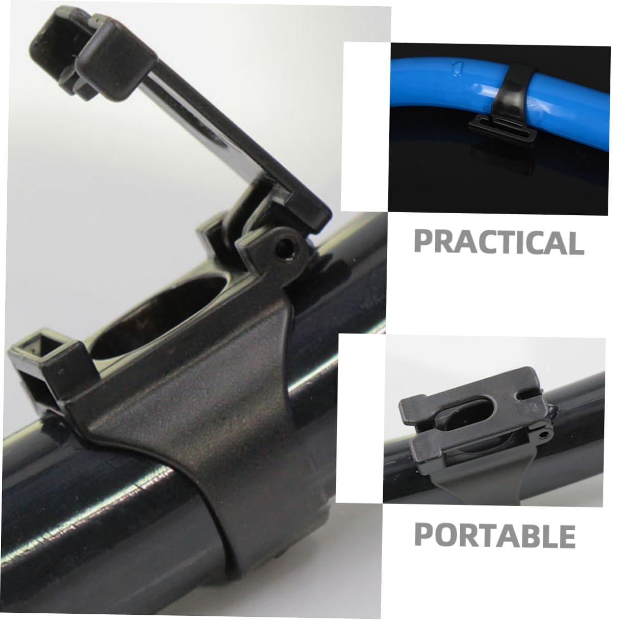 NULYLU Breathing Tube Buckle 5pcs Diving Mask Keeper Hose Holder Mask Strap Holder Durable Flexible for