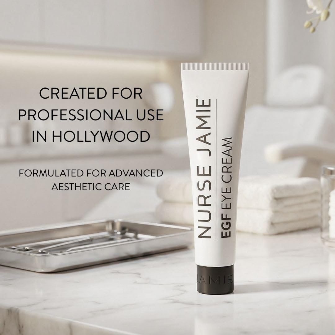 Nurse Jamie EGF Eye Cream – Hydrating & Firming Treatment for Dark Circles, Puffiness & Fine Lines
