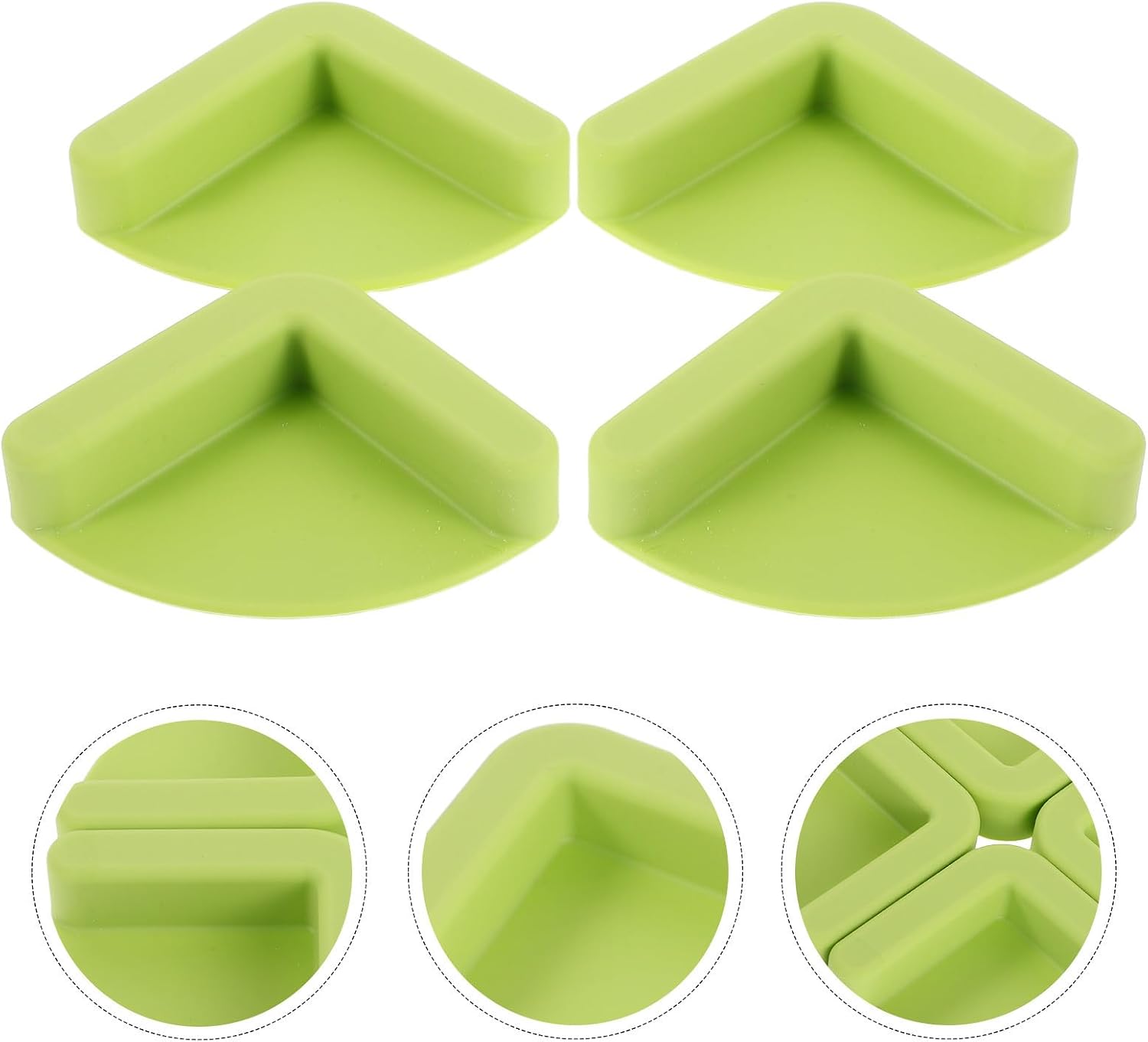 4pcs Silicone Anti Slip Pads for Cutting Boards Wooden Chopping Boards