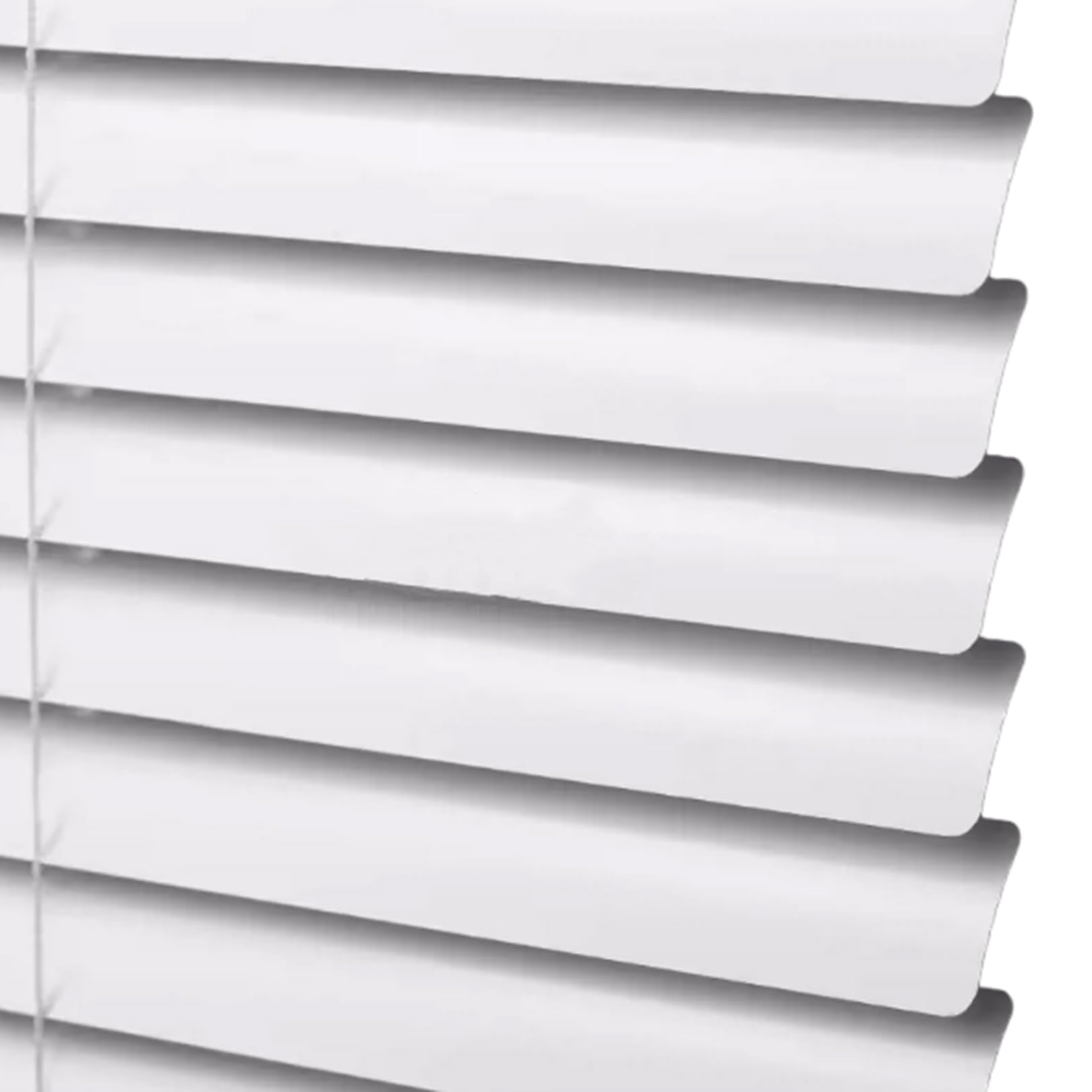 Matte White Aluminium Venetian Blinds Metal Slat Home Office Blind Thin Slats Kitchen Blinds Blackout Shutters Child Safe Home Office,Customisable (135×160cm)
