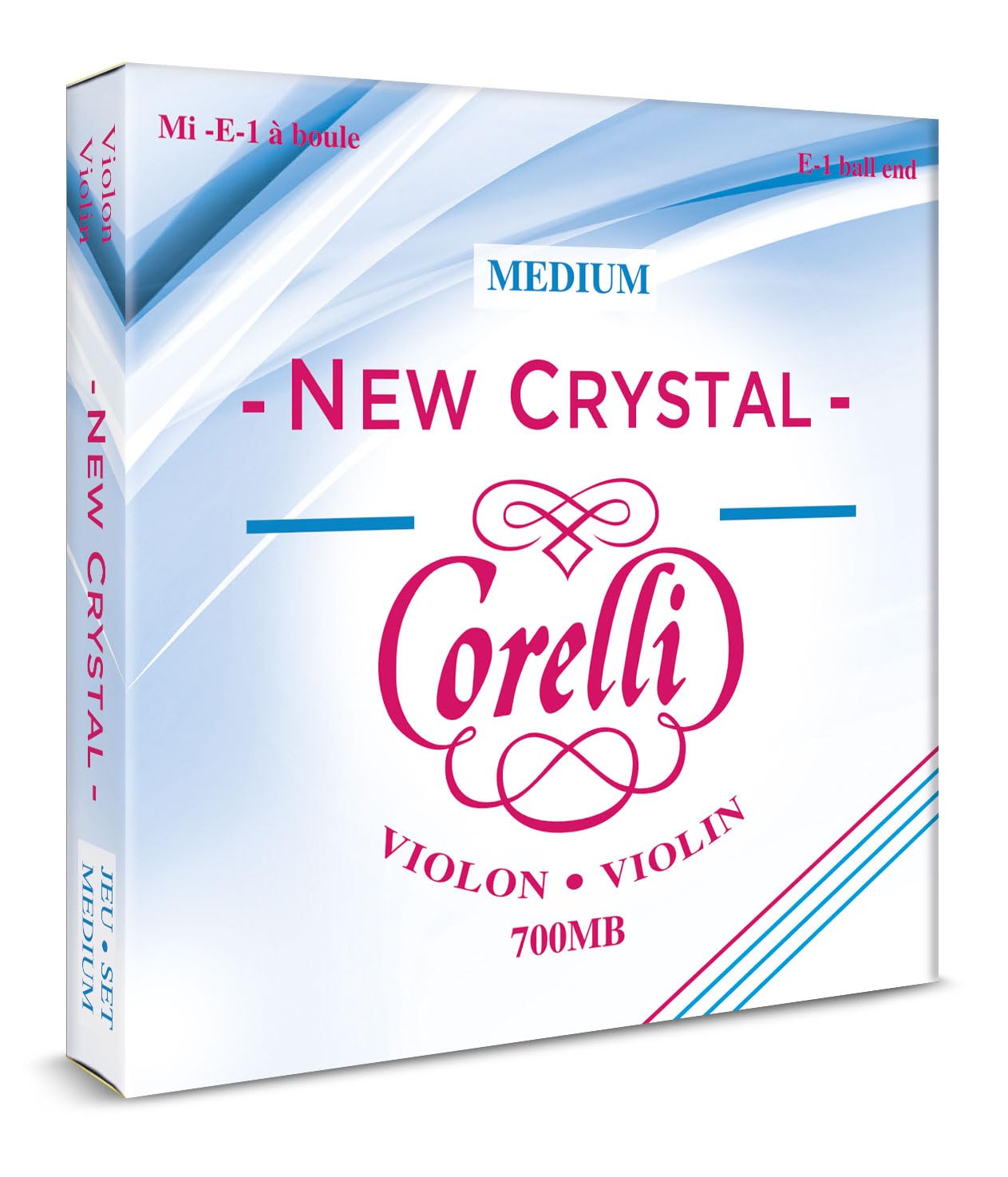 Corelli Corde per Violino Crystal Muta con pallino Medium 700MB