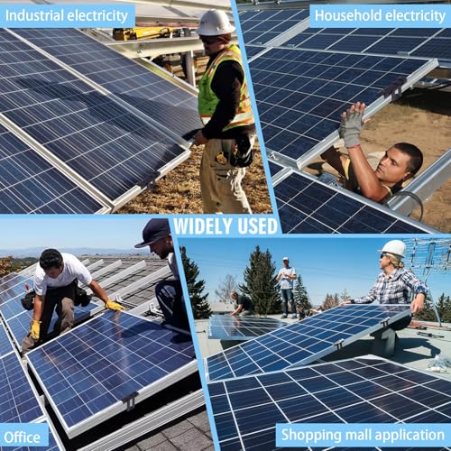 Idota 28 Stück Solarpanel Wasserablauf Clips 30mm, Wasserablauf Clips PV Module, Schlammentfernungsclip Hohe und Niedrige Temperatur Solar Zubehör zur Ableitung Von Regenwasser Schlamm