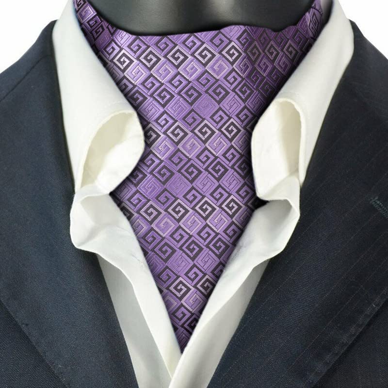 Image of The Tie Hub Microfibre Cravat for Men - Formal & Wedding Occasion Wear