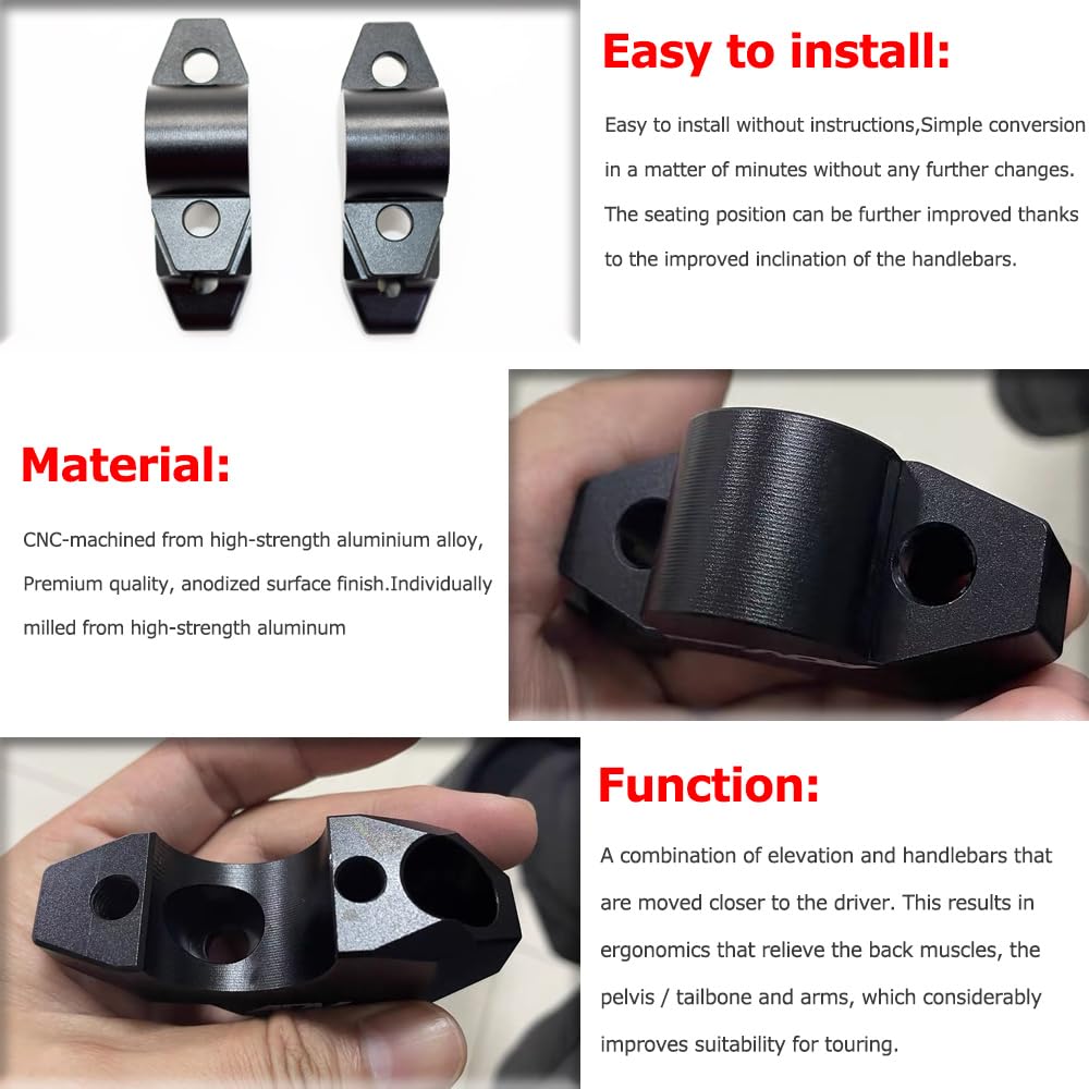 Adattatore di prolunga per montaggio barra di drag della forcella della moto ADV350 ADV 350