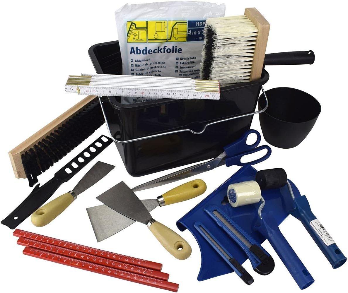 Tapezierset mit Eimer