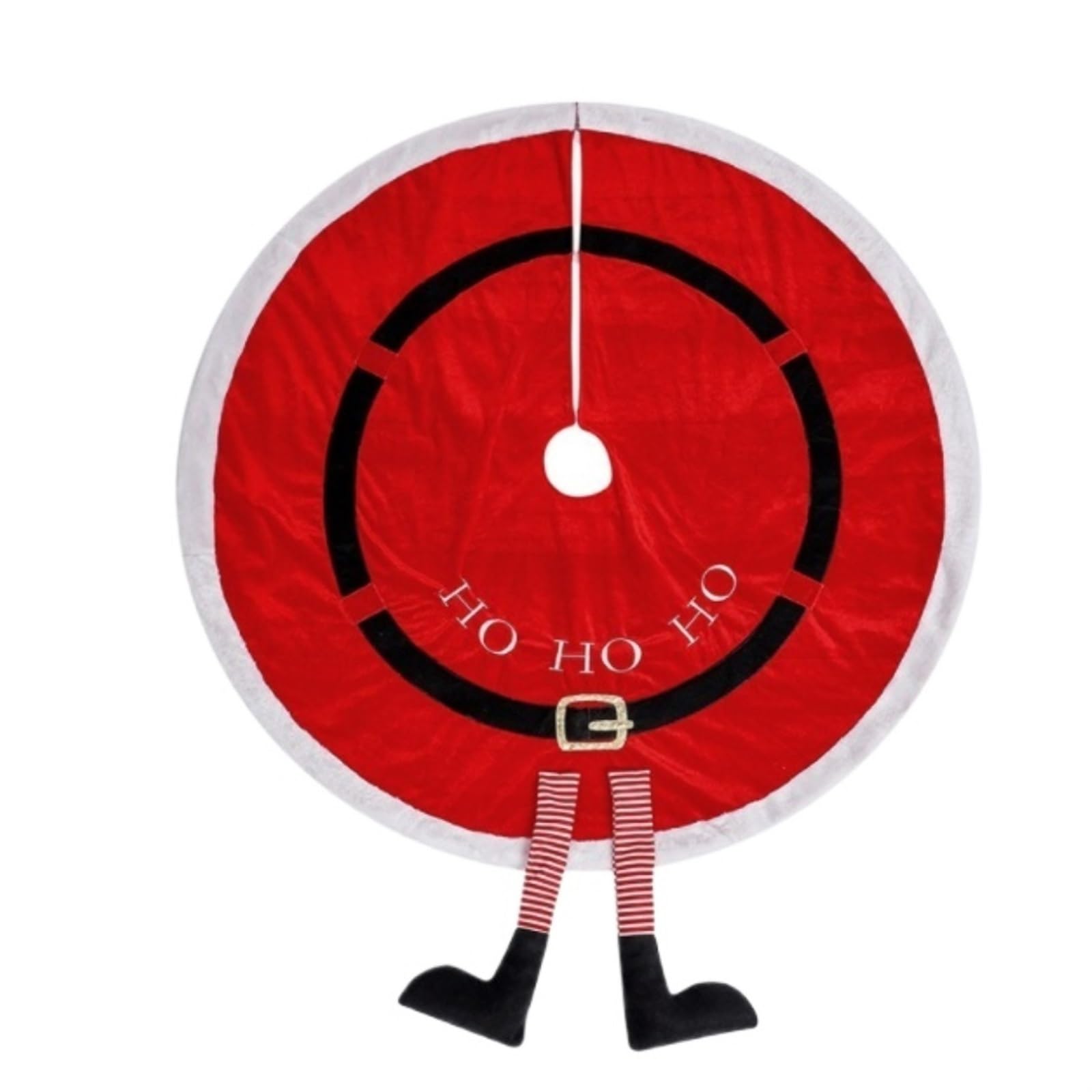 Tappeto Albero di Natale, Gonna per Albero di Natale Decorazione Natalizia per Feste, Tappetino Rotondo da 48 Pollici Festa Forniture