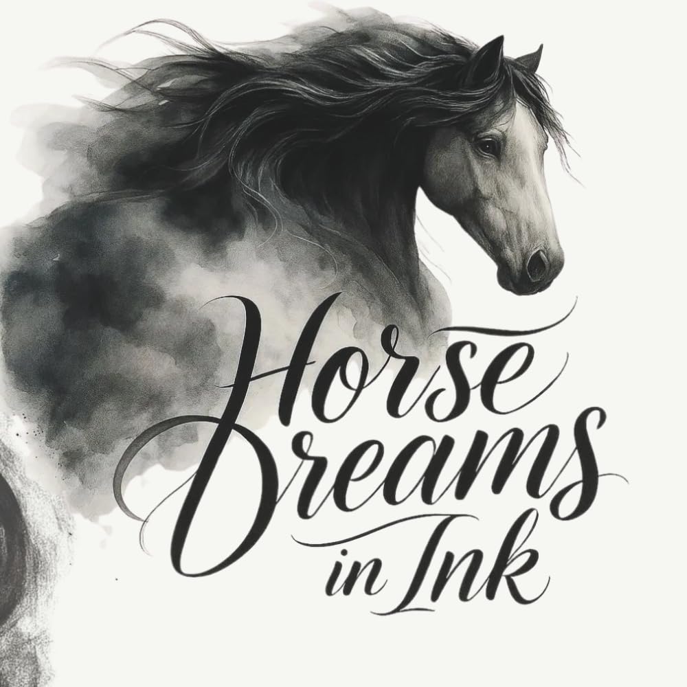 Horse Dreams In Ink: Where Art, Horses, and Tranquility Meet — A Colouring Escape for the Soul (Inky Escapes Collection)