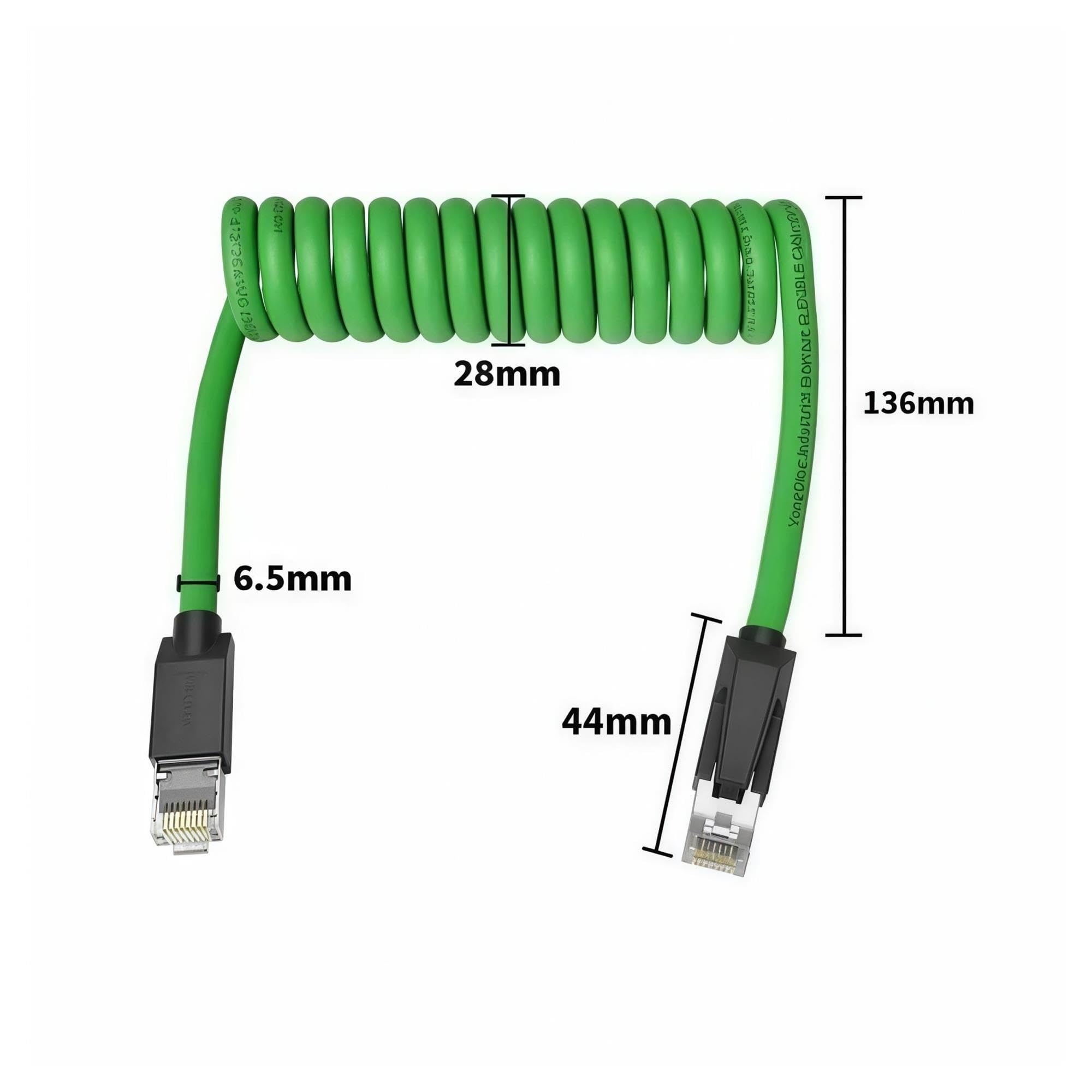 Cavo di rete industriale Cat6A, doppia schermatura ad alta flessibilità