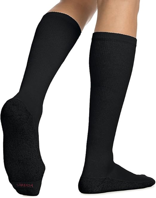 Hanes ComfortBlend OvertheCalf Crew Socks 12Pack