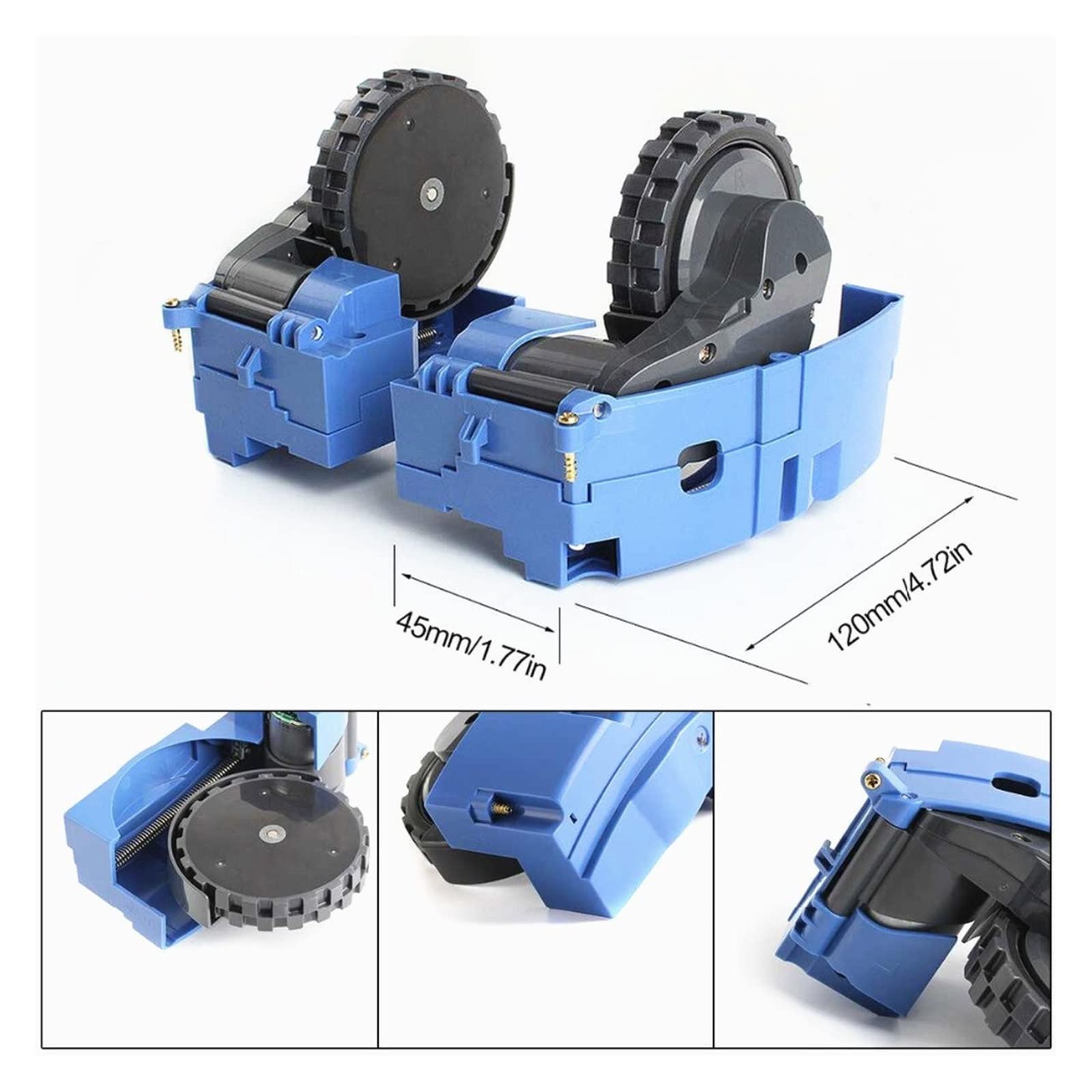Reemplazo de rueda de aspiradora, Compatible con Roomba,