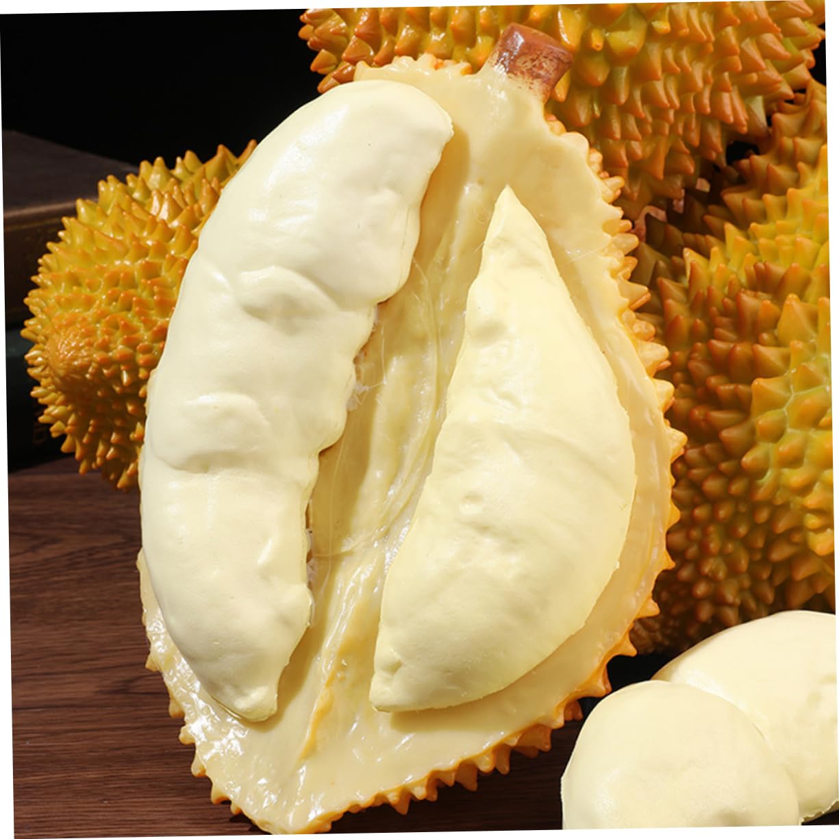Frutto Artificiale Durian Decorativo in Plastico Leggero per Casa