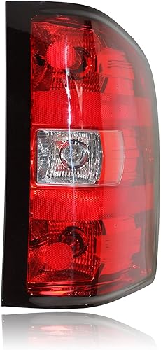 Conjunto de luz trasera del lado del pasajero para Chevy Silverado 2007-2013 estilo de fábrica para camioneta luces traseras de montaje de luces de