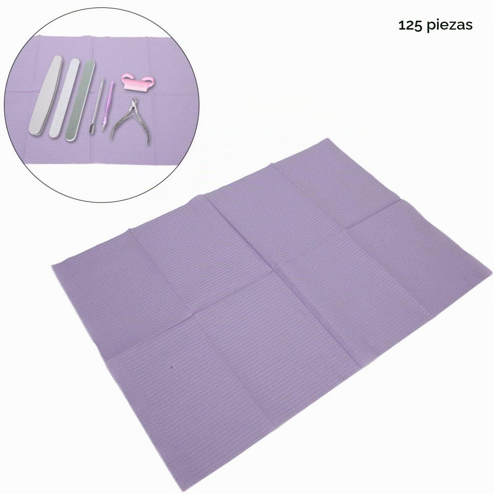 Compras Locas Tapetes para uñas, almohadilla de mesa desechable para decoración de uñas, mantel impermeable para manicura profesional de salón de uñas