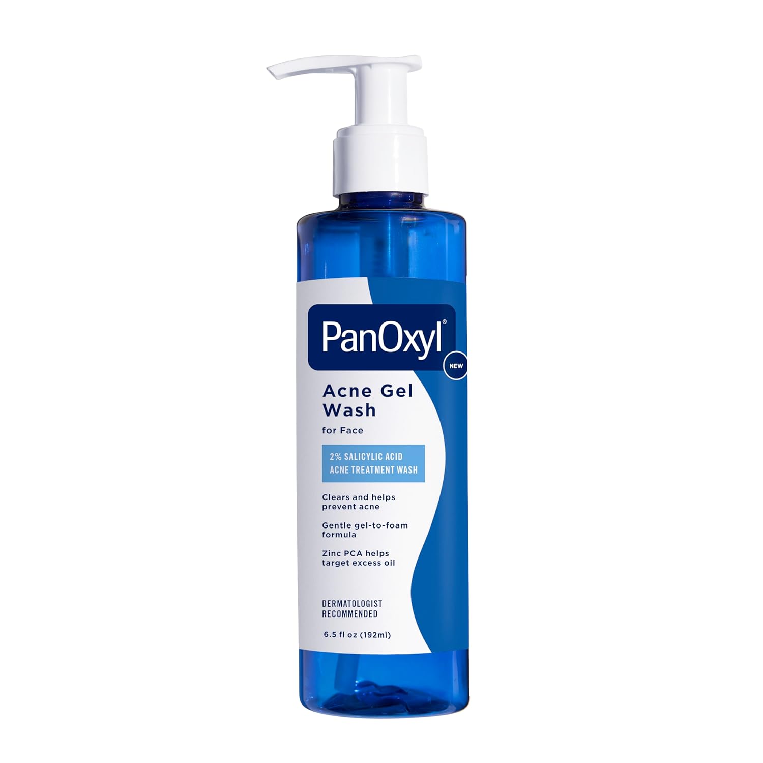 PanOxyl Acne Gel Wash, 2% Salicylic Acid, Moisturizes with Blue Algae and Aloe Vera, Mattifies with Zinc PCA, Nourishes Skin with Green Tea Extract and Betaine, with Allantoin, 6.5oz - Image 1 of 8