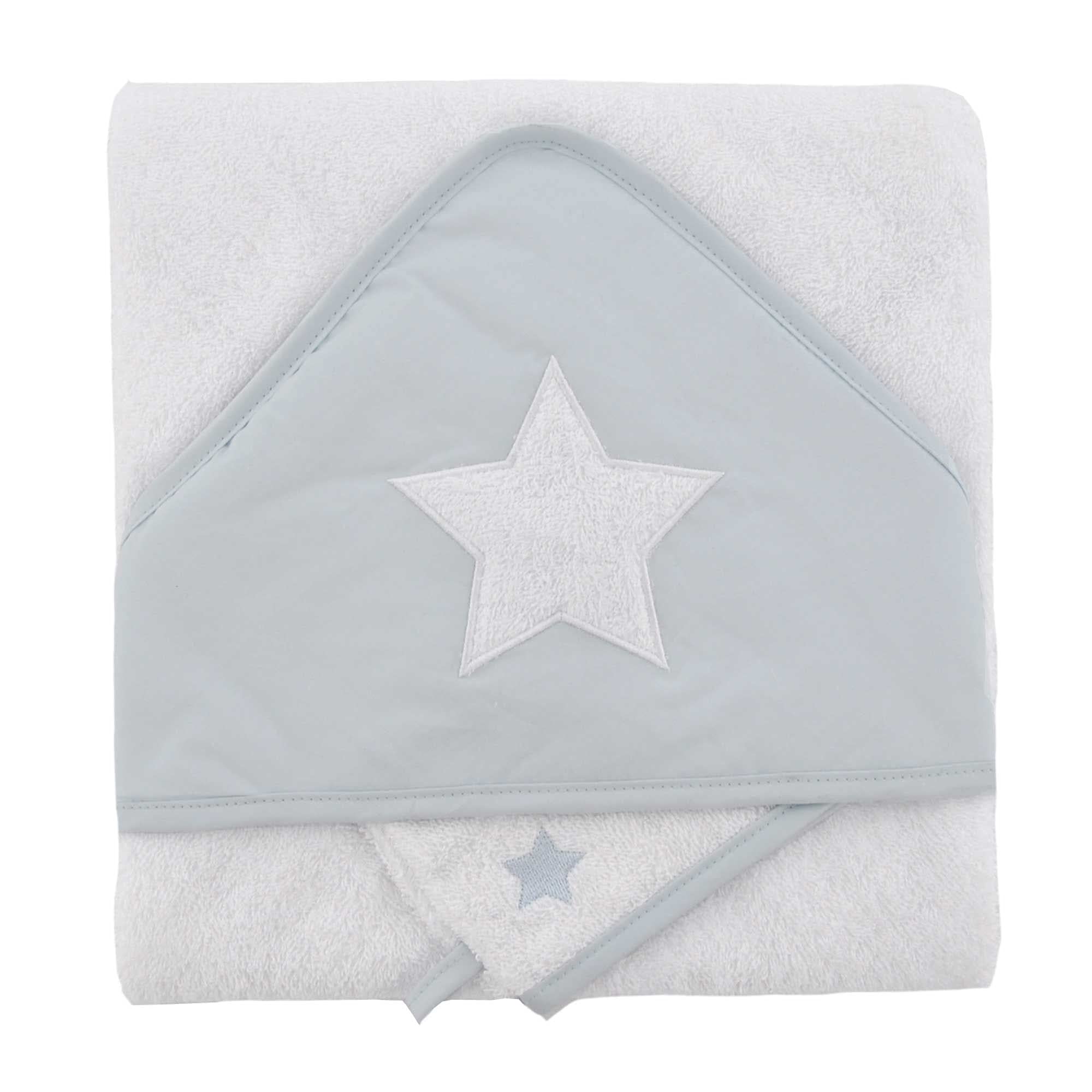 Poyetmotte Kapuzenhandtuch, 75 x 75 cm, Perle-Star, Baumwolle, Einheitsgröße