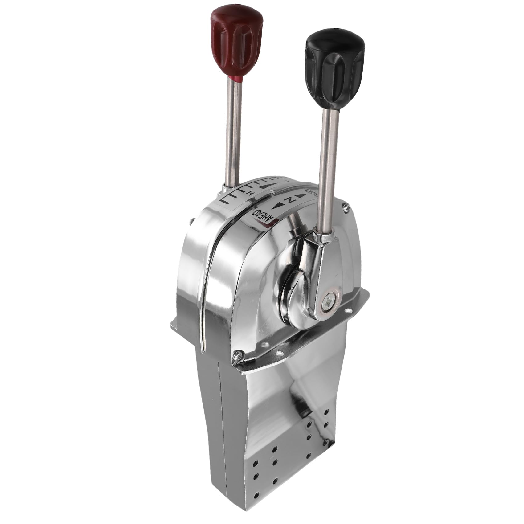 Top Mount Boot Dual Leve controllo motore marino, comando del motore barca, leva di comando