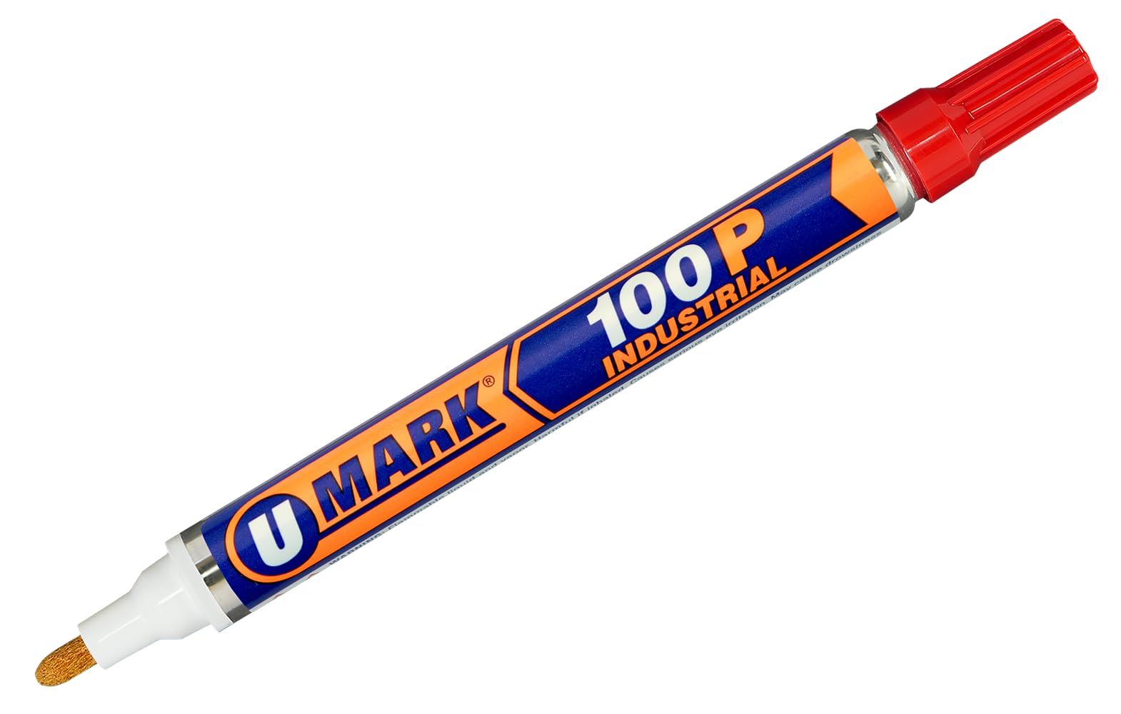 U-Mark100P Industrial Paint Marker 12 Pack Red 10204