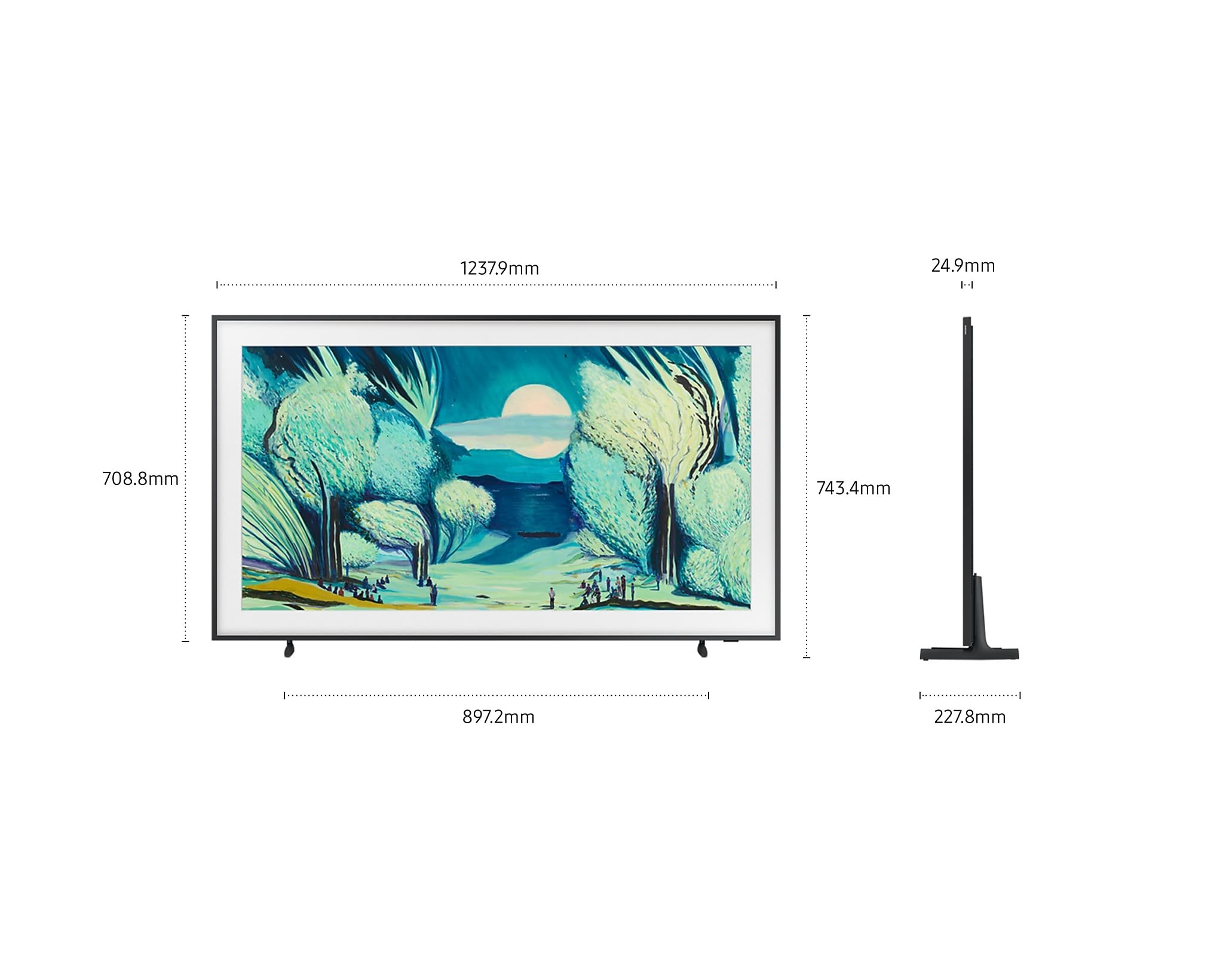TV 55 SAM 4K UHD THE FRAME SMART LAN DVT2 DVBS2 HDR10 EUROPA