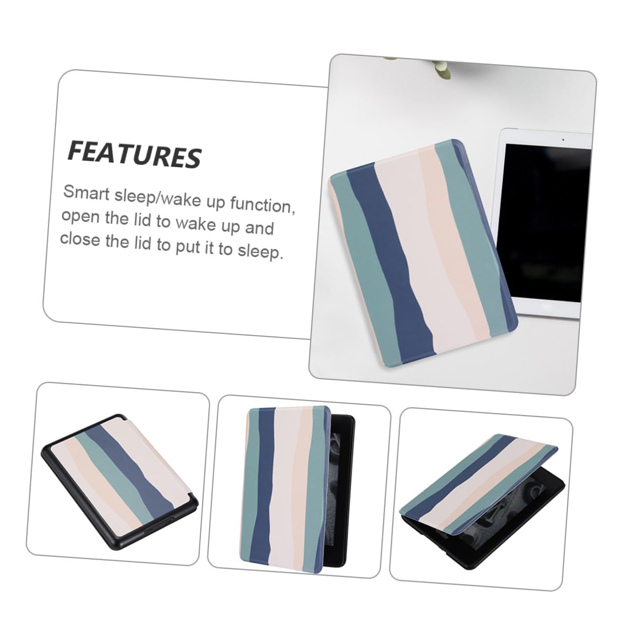 5 Piezas Funda Protectora para ª Función Auto Sleep Wake Resistente y Ligera para Lector de Electrónicos Compatible con E-Reader Diseño Duradero y Seguro