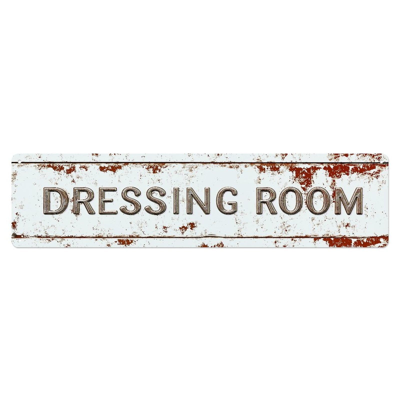 Dressing Room Rustic Sign Metal Tin Sign Plaque