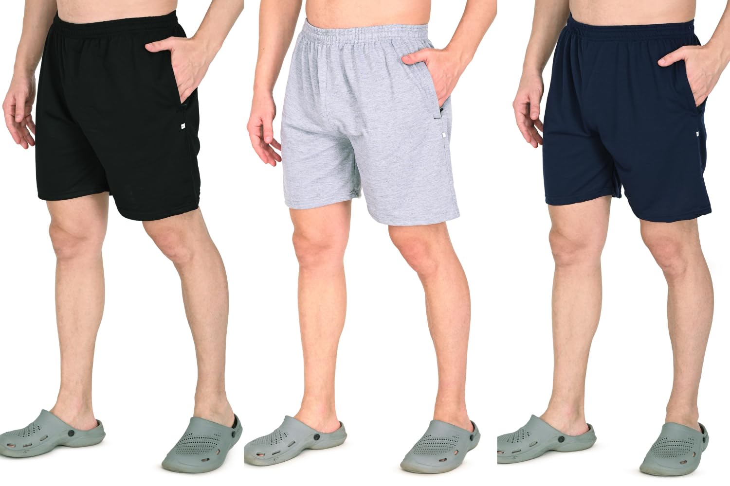 Men's Ultra-Light Soft Teri Cotton Boxer Shorts with Pocket and Zip, Plus Size S to 6XL, All Day Wear, Pack of 3-image-25