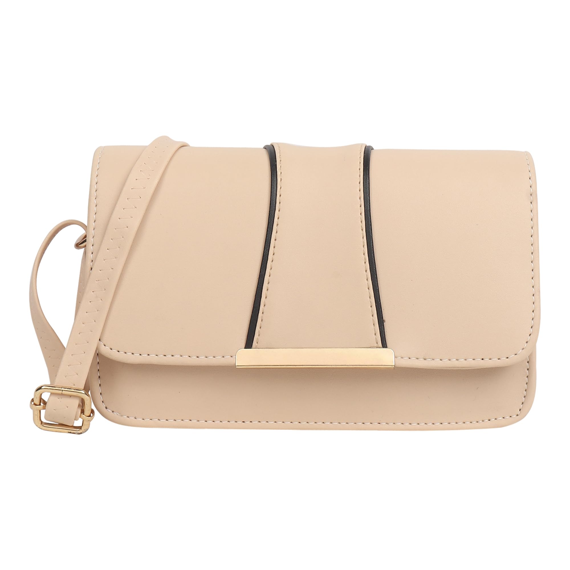 LA GLARE Cross Body Sling Bag For Women | Stylish Latest Trending Handbag For Girls, Beige (B0CJFVKNTF) Amazon Price History, Amazon Price Tracker