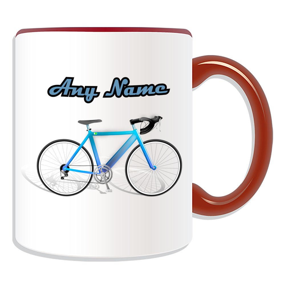 UNIGIFT Mug Personnalisable Avec Inscription En Marteau (couleur Du Motif) – Inscription « Tout Nom » – Contour Du Joueur De L’équipe Olympique