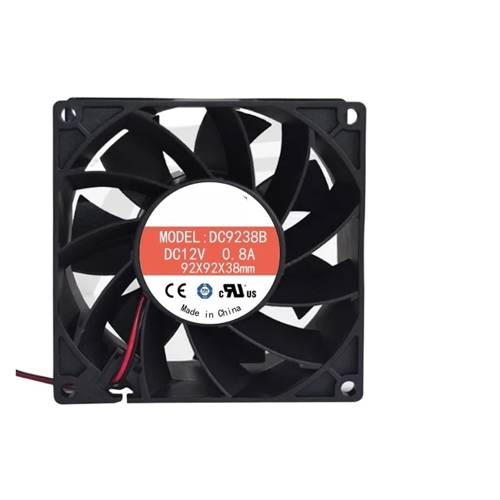 YMUGUEGH DC9238 DC12V 0.8A double ball axial flow cooling fan
