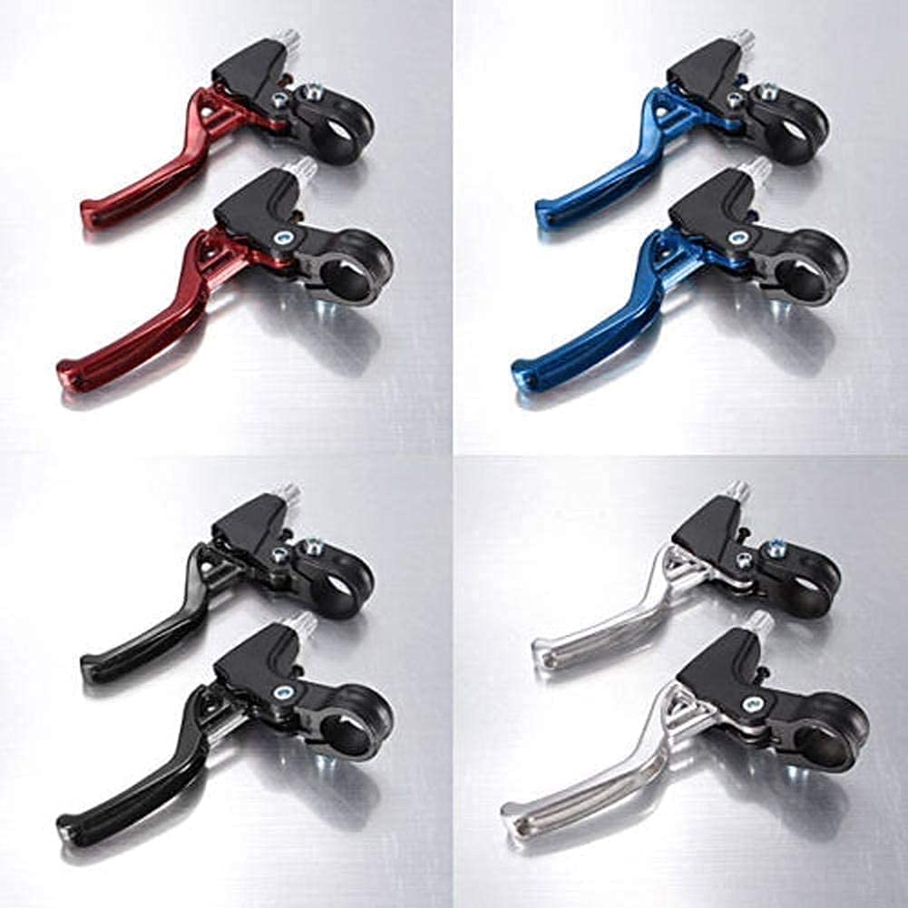 BATLAM Maniglia della Leva del Freno della Bicicletta Bici da Strada Leva del Freno della Bicicletta 2 Leve del Freno della Bicicletta (Colore : Blu) (Nero)