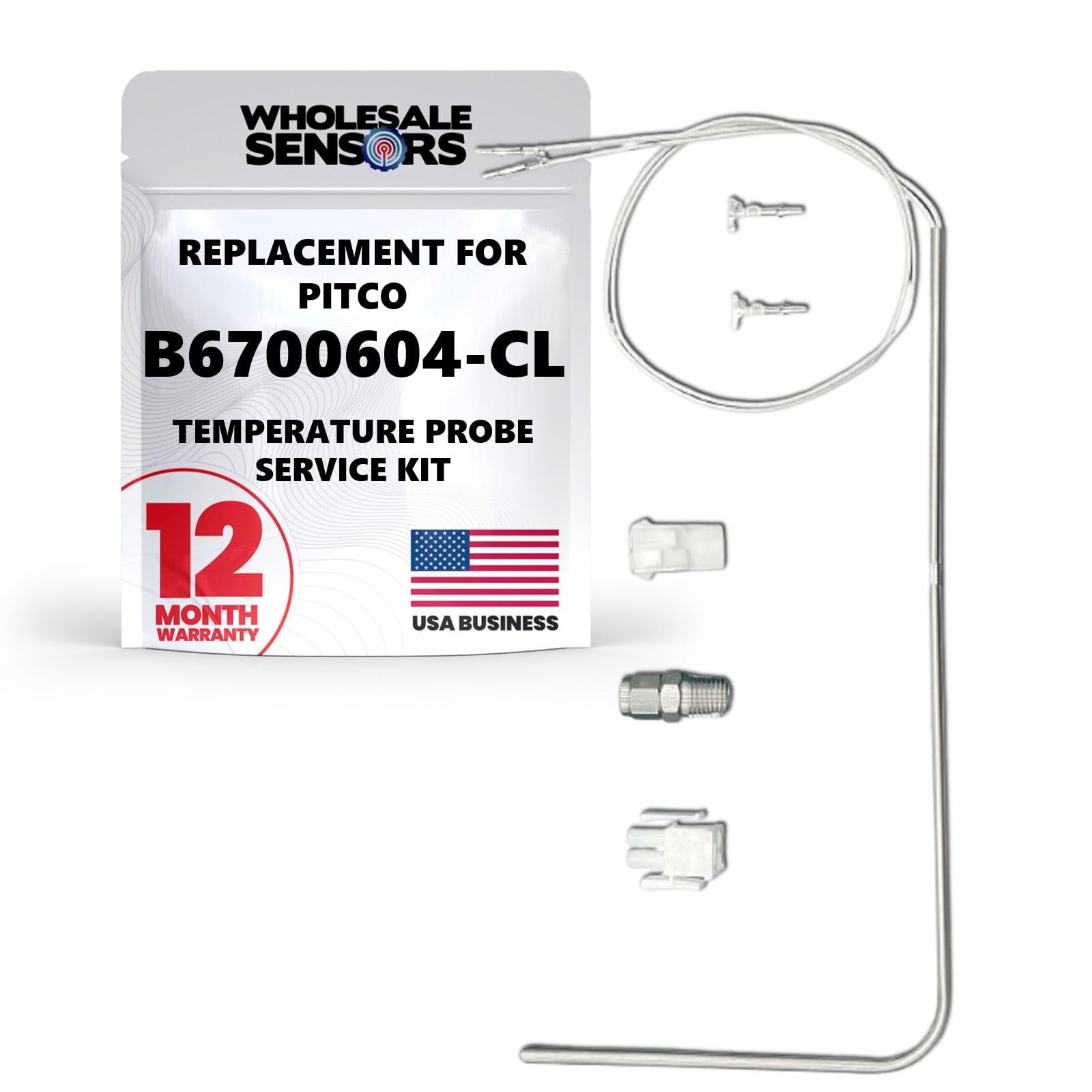 Replacement Pitco B6700604-CL Temperature Probe Service Kit, SG 12 Month Warranty & USA Support