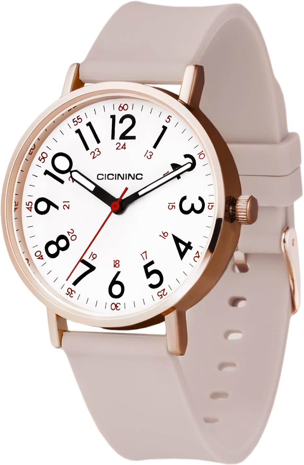 Watch with Second Hand Nursing for Women, Analog Watches...