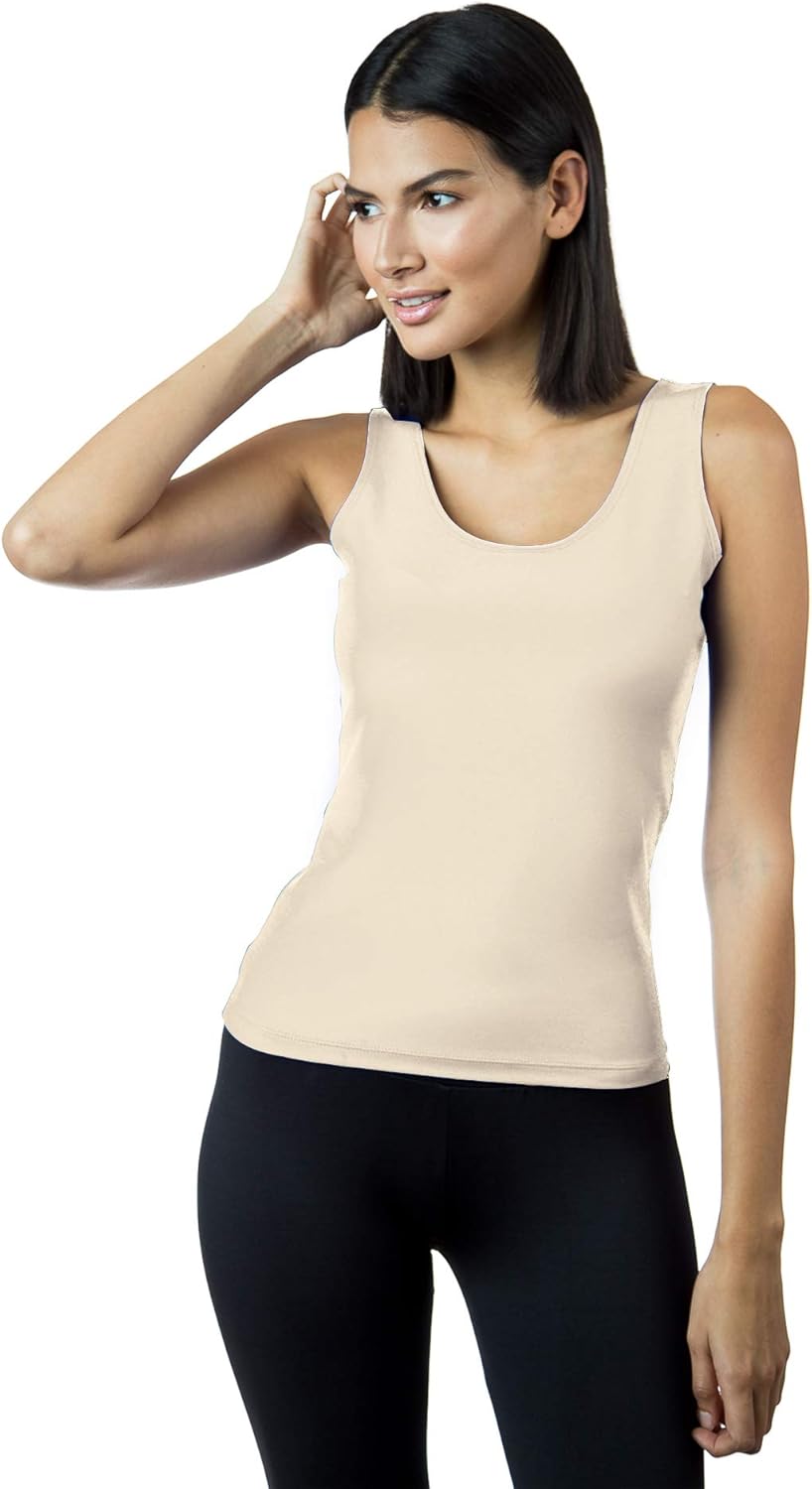 A'nue Miami Women's Classic Scoop Neck Tank Top