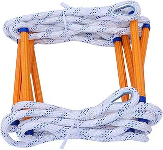 Fire Escape Ladder, Emergency Fire Escape Ladder Escape Rope Ladder Resin Life-Saving Ladder High Altitude Rescue Rope Ladder for Kids Adults 2/3/4 Storey for Home