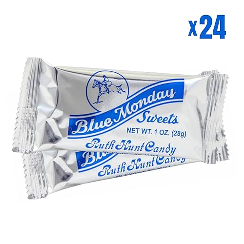 Miniatura 2 de Blue Monday Pulled Cream Candy - Barras de chocolate negro - Caja de 24 sabores originales