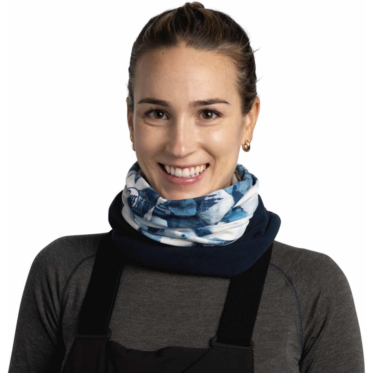 Buff| Braga de cuello Polar Multifucional, Calida, Forro, Comoda, Sueve Hombre Mujer Talla única Azul