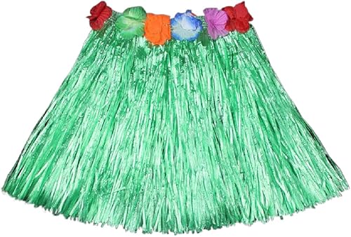 Falda corta de hierba hula para niños, falda corta de hierba de plástico para el día del niño, fiesta de verano, fiesta en la playa