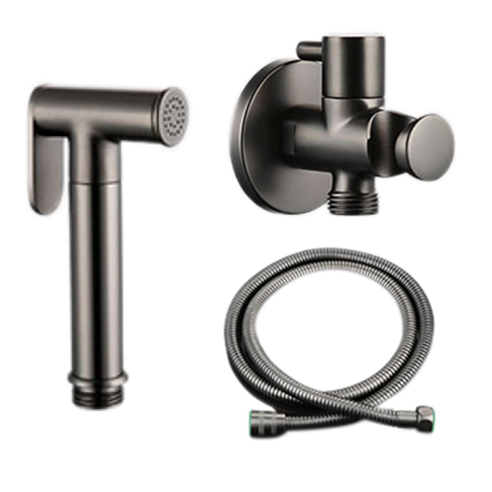 1-in-2-out Doppelsteuer-Eckventil – G1/2 Zoll Ein- & Auslass, Aus Messing, Mit Separaten Schaltern Für Waschmaschine & Toilette/Bidet