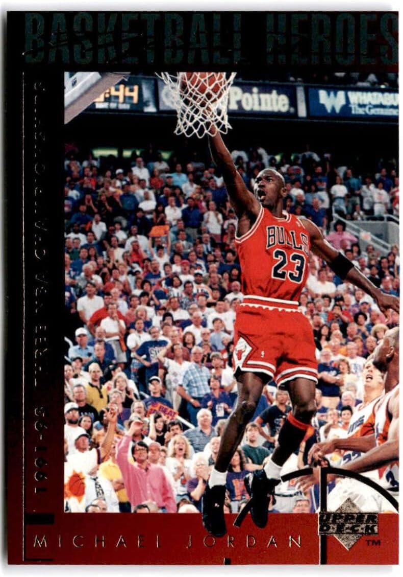1994-95 Upper Deck Jordan Heroes #43 MICHAEL JORDAN Chicago Bulls Basketball Trading Card