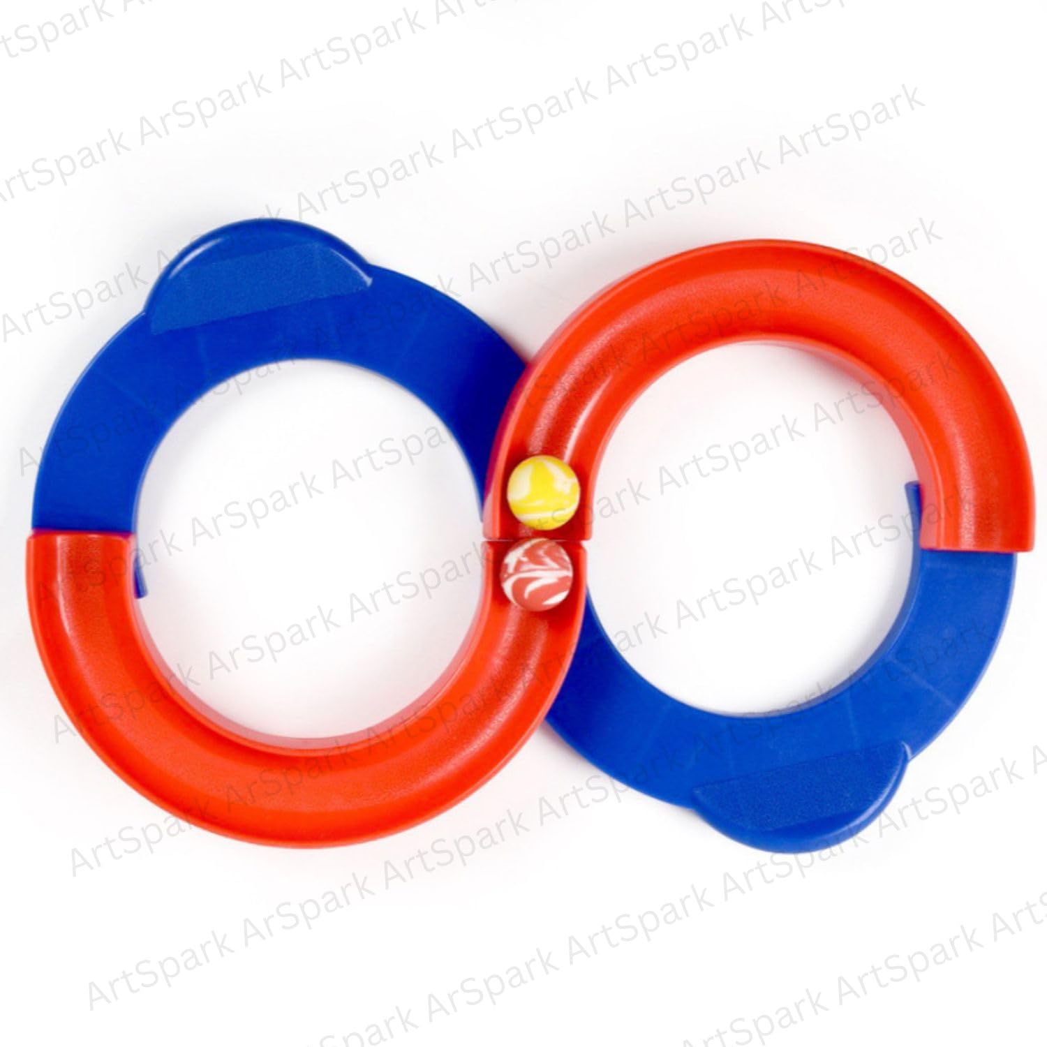ArtSpark Loop Balancing Track Toy – 8 Shape Infinite Loop Game with Bouncing Ball, Indoor Balancing Game for Kids 5+ Years (Random Color)-image-1