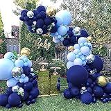 Precaución y advertencia: no llenes demasiado el kit de guirnalda de globos azules y también evita quemaduras solares, sobrecalentamiento, objetos afilados y fricción excesiva.