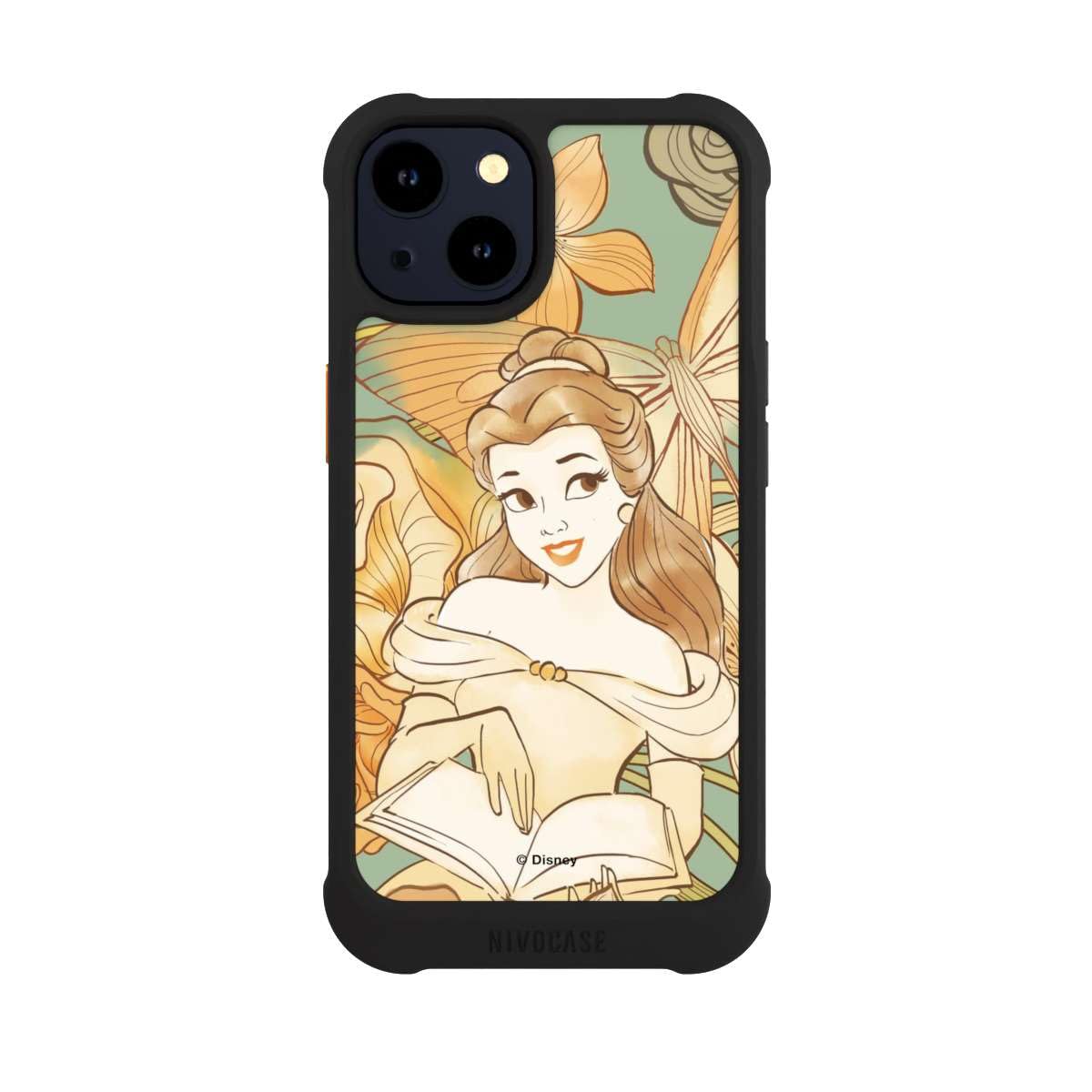 Custodia per Apple iPhone 14 La bella e la bestia Principessa Disney