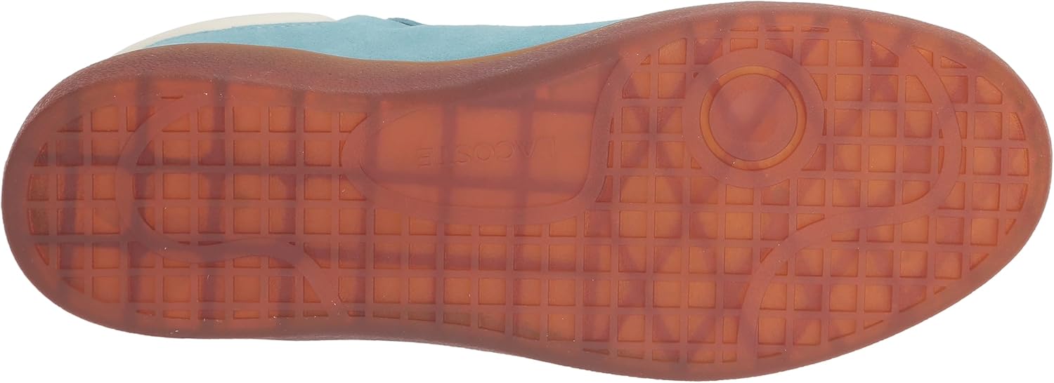 Lacoste Women's BASESHOT Sneaker, LT BLU/DK Gum, 5 - Image 4