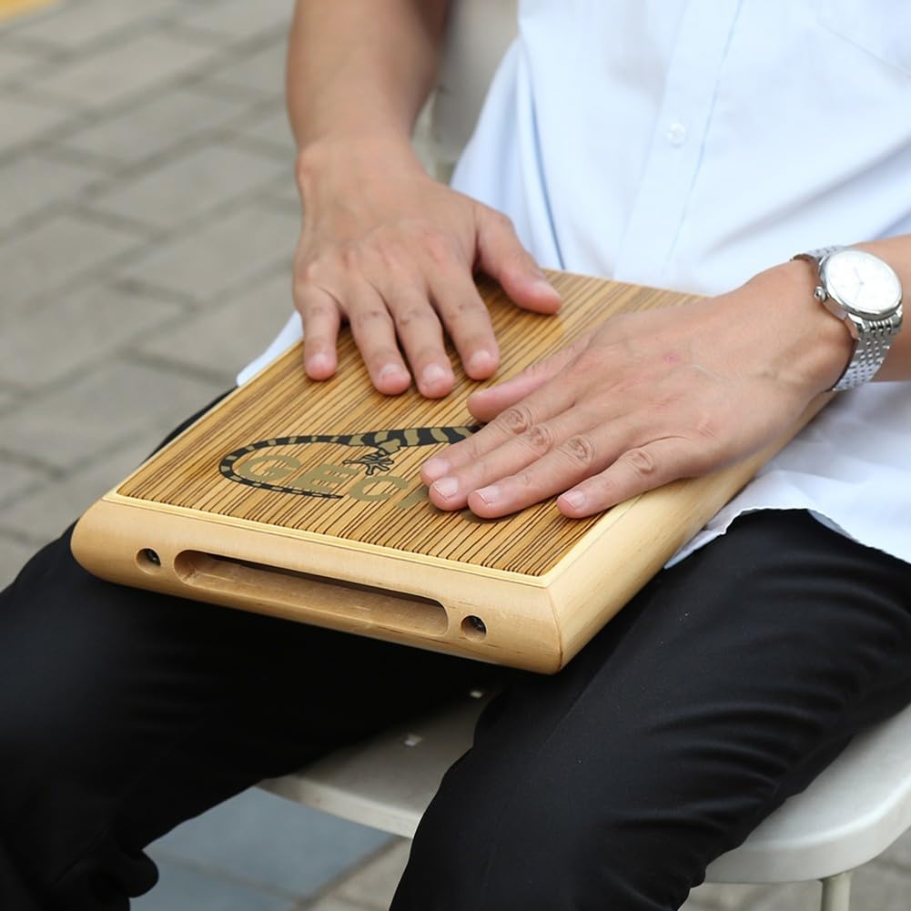 Set di tamburi da viaggio in legno di betulla, con rullante acustico, per sessioni, Beatbox portatile, 45 x 235 x 290 mm (PAD2)